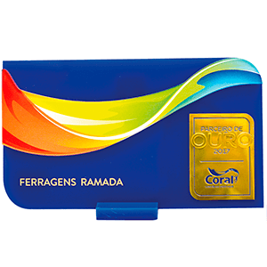 Troféu Parceiro de Ouro Coral concedido à Ferragens Ramada